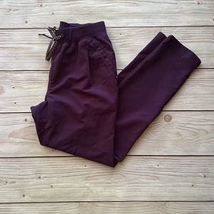 Jaanuu Navy 4-Pocket Front Pleat Scrub Pants